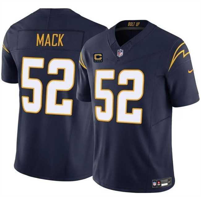 Men & Women & Youth Los Angeles Chargers #52 Khalil Mack Navy 2024 F.U.S.E. With 4-Star C Patch Vapor Untouchable Limited Stitched Jersey,We sell and wholesale Men & Women & Youth Los Angeles Chargers #52 Khalil Mack Navy 2024 F.U.S.E. With 4-Star C Patch Vapor Untouchable Limited Stitched Jersey on line form chian!